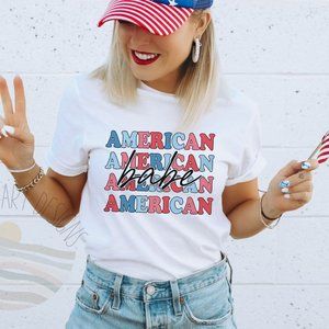 American Babe 4th Of July T-shirt